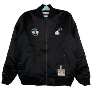Suga BST NY Knicks Mitchell & Ness NBA Small Jacket‎ Agust D Collab Black NWT